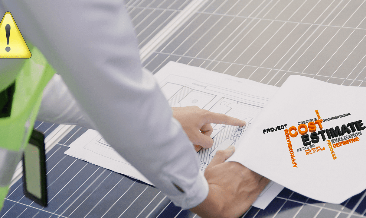 solar removal and reinstallation estimate