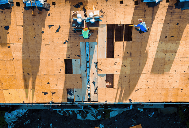 detach and reset solar panels for roof replacement