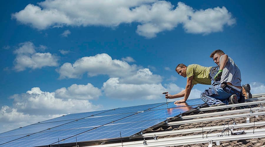 solar panel detach and reset