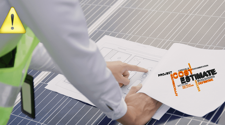 solar removal and reinstallation estimate