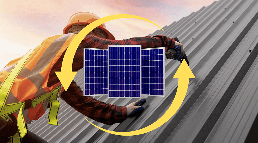 Remove and Reinstall Solar Panels: From Shingle Roof to Metal Roof