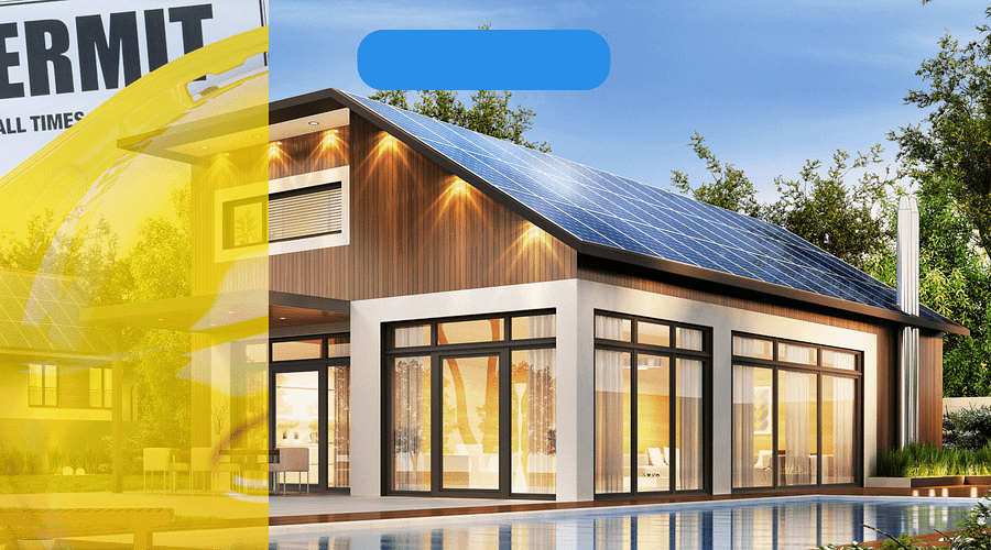 permits for solar panel removal and reinstall